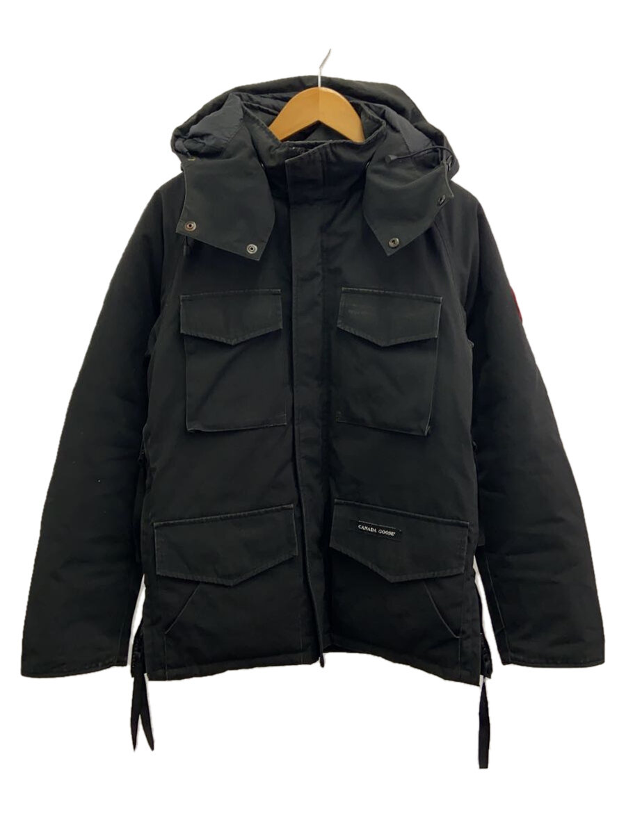 【中古】CANADA GOOSE◆ジャケット/S/ポリエステル/BLK/68F8490【メンズウェア】