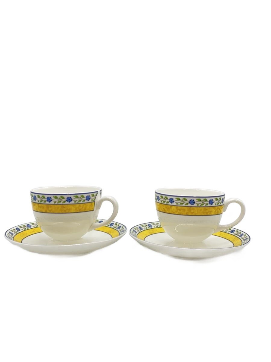 【中古】WEDGWOOD◆カップ&ソーサー/2点セット/WHT//【キッチン用品】