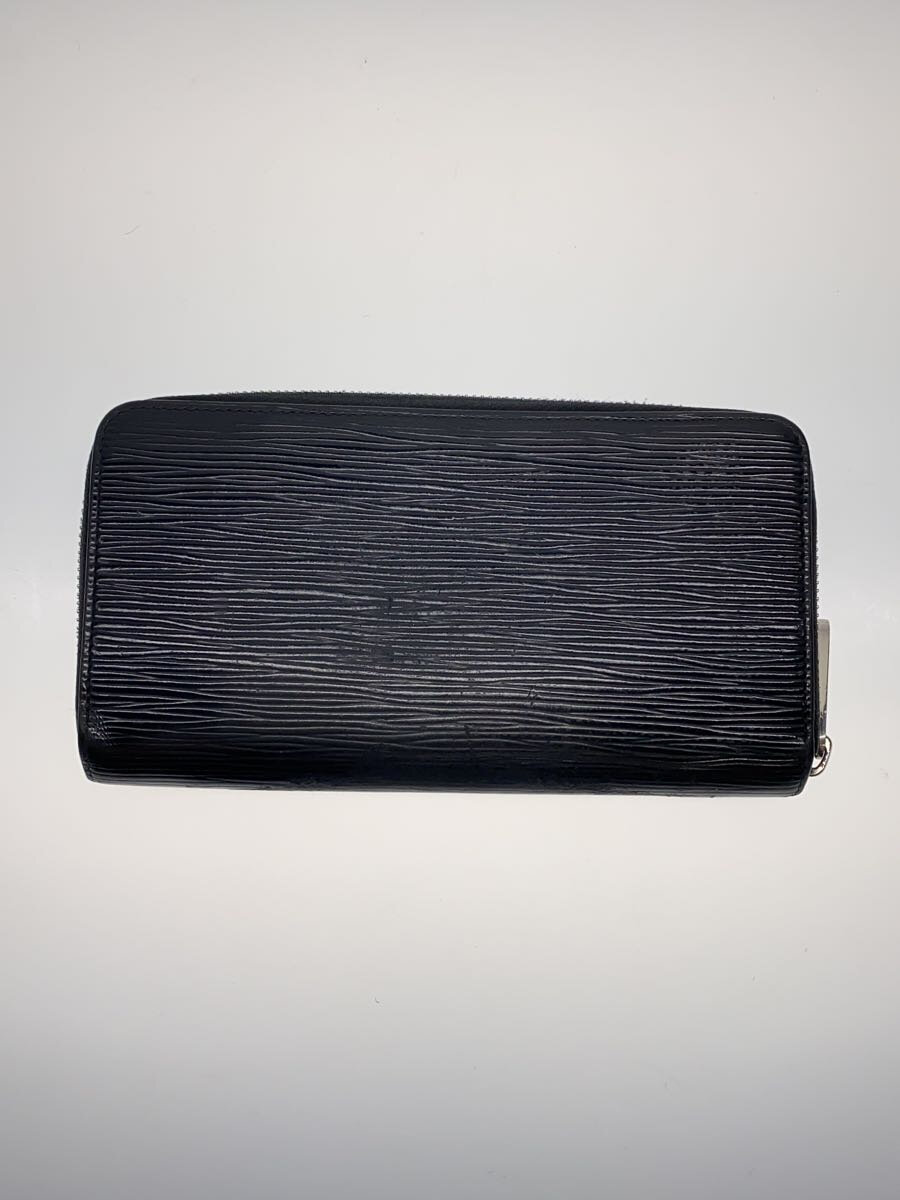 【中古】LOUIS VUITTON◆ジッピー・ウォレット_エピ_BLK/レザー/BLK/メンズ【服飾雑貨他】