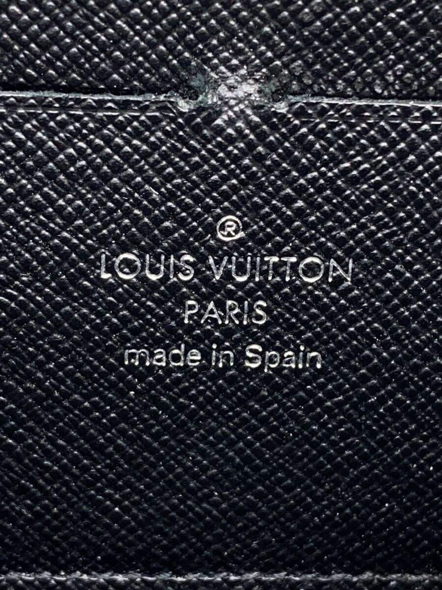 【中古】LOUIS VUITTON◆ジッピー・ウォレット_エピ_BLK/レザー/BLK/メンズ【服飾雑貨他】