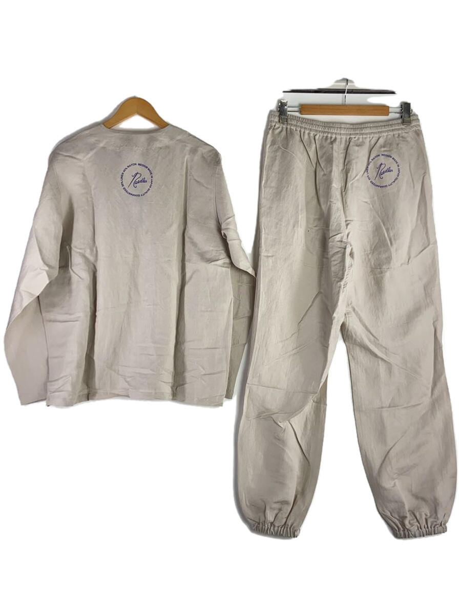 【中古】Needles◆セットアップ/M/リネン/BEG/OT214SH/OT214PT//【メンズウェア】