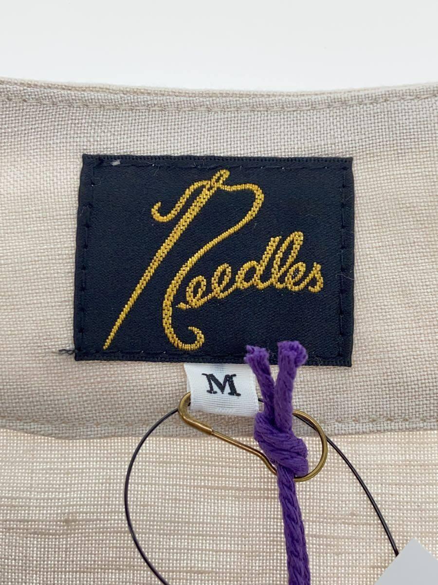 【中古】Needles◆セットアップ/M/リネン/BEG/OT214SH/OT214PT//【メンズウェア】