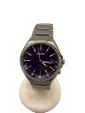 【中古】CITIZEN◆ソーラー腕時計/アナログ/チタン/NVY/SLV/チタン/H149-S118921【服飾雑貨他】(2)