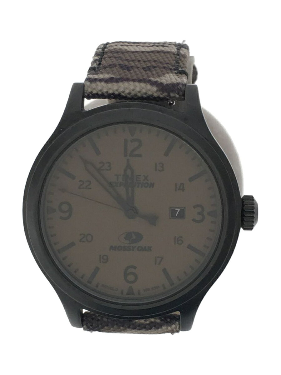 【中古】TIMEX◆クォーツ腕時計/アナ