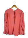 【中古】VICTORIA BECKHAM◆長袖ブラウス/FREE/シルク/PNK/a22wsh004156a//【レディースウェア】