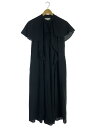 【中古】ENFOLD◆ノースリーブワンピース/36/ポリエステル/BLK/300GA433-0080【レディースウェア】
