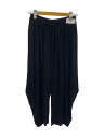 【中古】ISSEY MIYAKE◆ストレートパンツ/2/ポリエステル/BLK/im01jf015【レディースウェア】