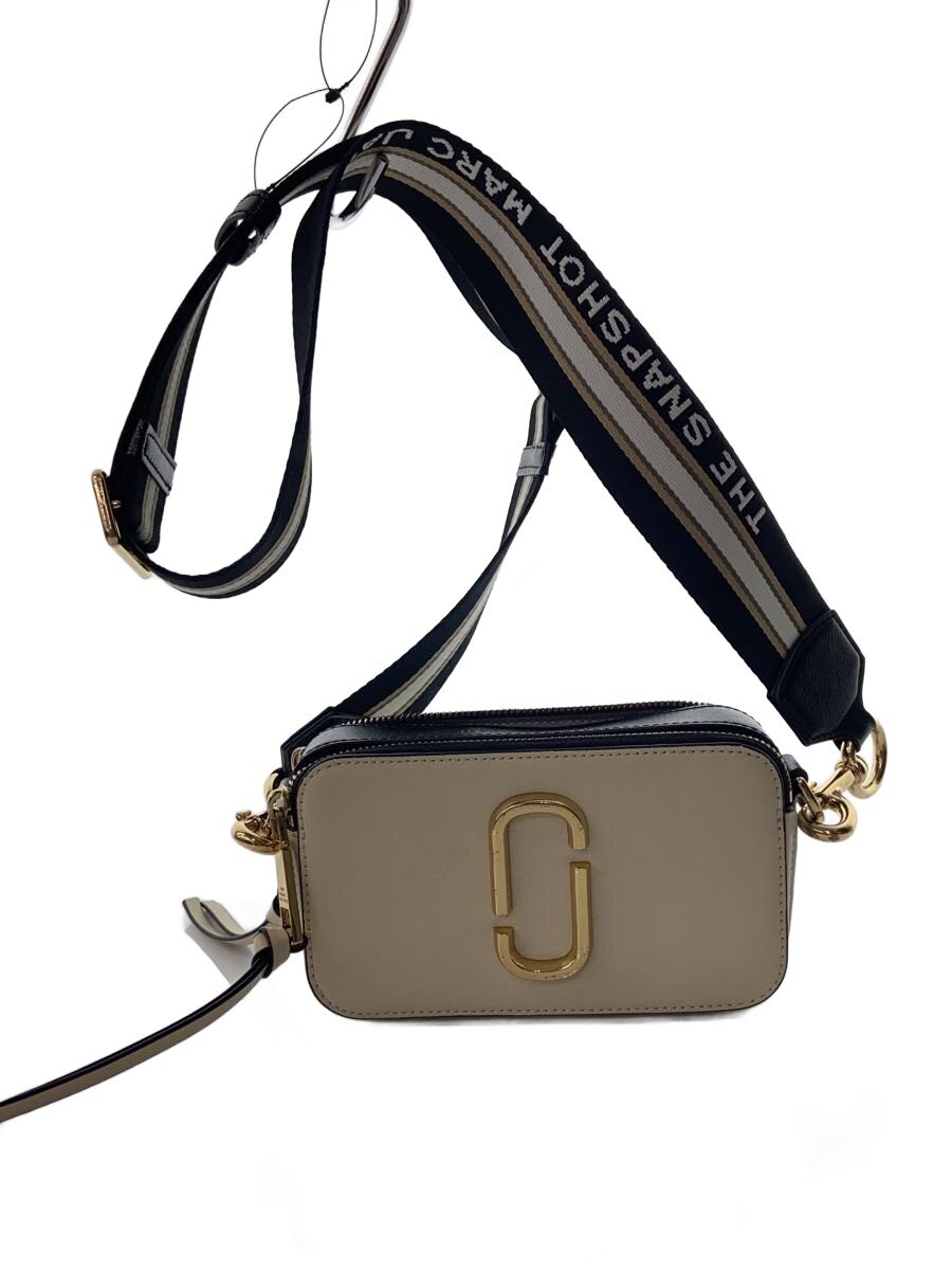 【中古】MARC BY MARC JACOBS◆ショルダーバッグ/レザー/WHT/無地【バッグ】