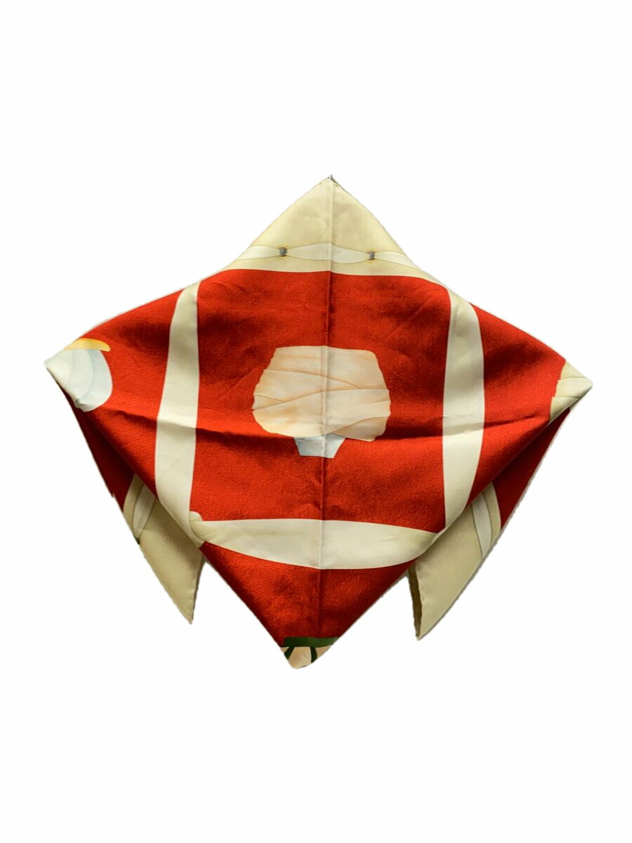 【中古】BVLGARI◆スカーフ/シルク/総柄/レディース【服飾雑貨他】