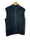 【中古】THE NORTH FACE◆WS ENRIDE VEST_ウィンドストッパーエンライドベスト/M/ポリエステル/BLK【メンズウェア】