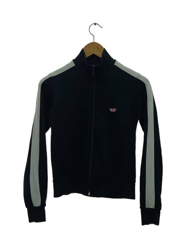 【中古】DIESEL◆トラックジャケット/XS/コットン/BLK/F-JAM-D//【レディースウェア】 【中古】DIESEL◆トラックジャケット/XS/コットン/BLK/F-JAM-D//【レディースウェア】