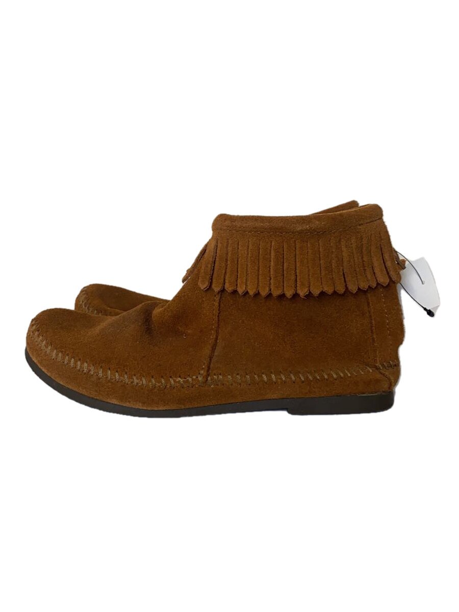 MINNETONKA◆ブーツ/US6.5/BRW/スウェード/177162 003