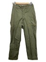【中古】US.ARMY◆40Sボトム/30/コットン/KHK/FIELD Trousers O.D. /M-45///【メンズウェア】