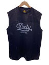 【中古】AT-DIRTY◆タンクトップ/S/ナイロン/BLK/SLEEVELESS MESH TEE【メンズウェア】(4)