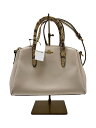 【中古】COACH◆ショルダーバッグ/レザー/WHT/F84624//【バッグ】