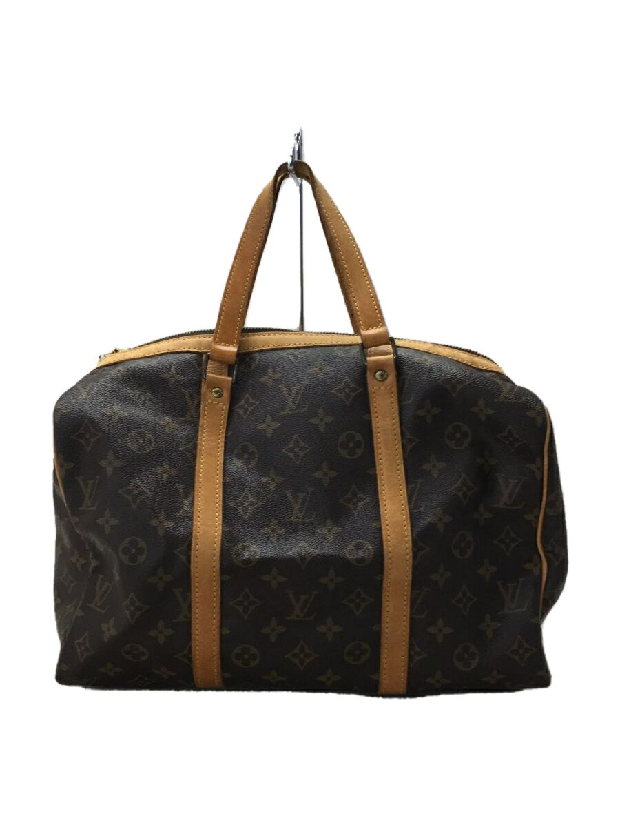 【中古】LOUIS VUITTON◆サック・スプール_モノグラム_BRW/PVC/BRW【バッグ】