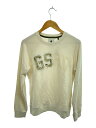 【中古】G-STAR RAW◆GRAPHIC 9 SWEAT SHIRT/スウェット/M/コットン/BEG【レディースウェア】
