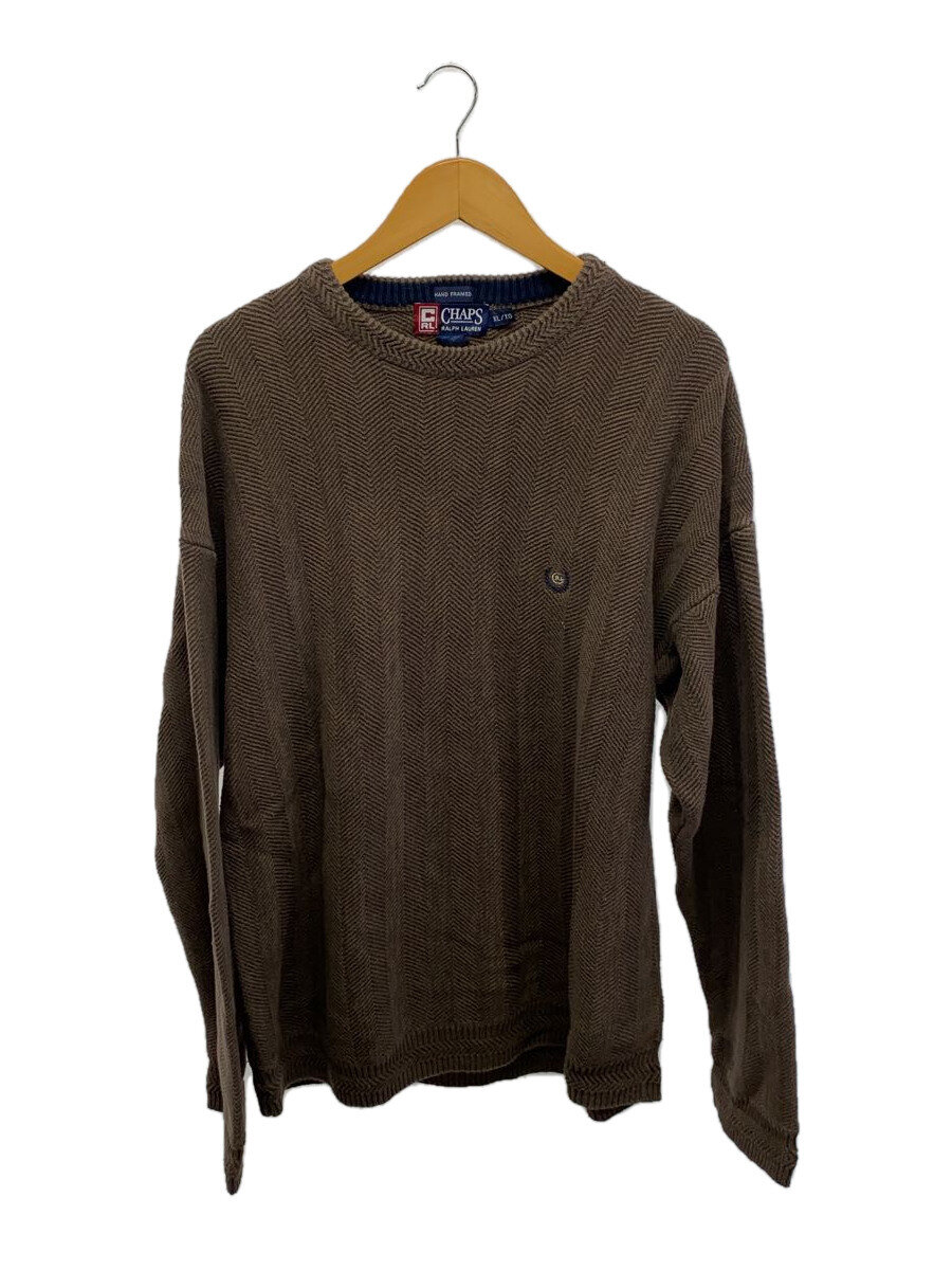 【中古】CHAPS RALPH LAUREN◆ニット・セーター(厚手)/XL/--/BRW【メンズウェア】