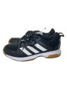 【中古】adidas◆ローカットスニーカー/23.5cm/BLK/FZ4658【シューズ】