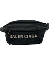 【中古】BALENCIAGA◆ウエストバッグ/ナイロン/BLK/528862【バッグ】
