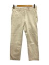 【中古】YAECA◆ボトム/30/コットン/CRM/無地/10604/CHINO CLOTH PANTS//【メンズウェア】(4)