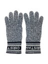 【中古】Christian Dior◆手袋/ウール/GRY/レディース/25DWI754I177【服飾雑貨他】