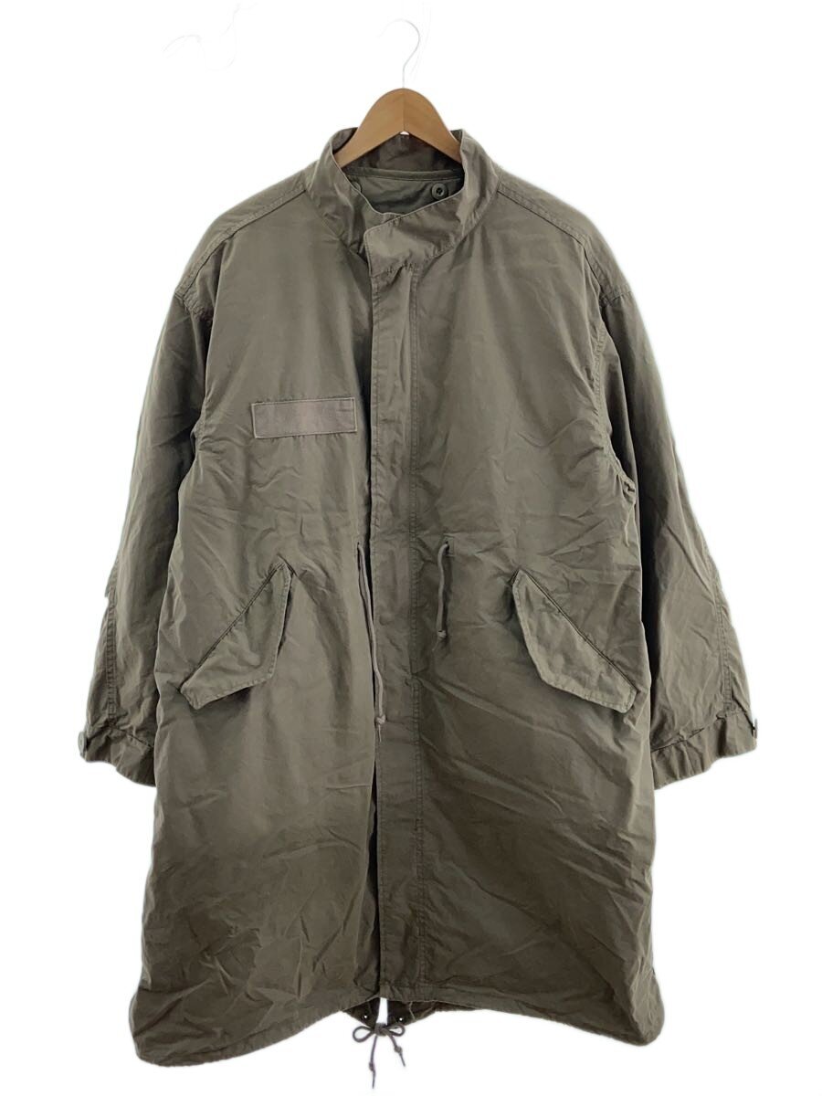 【中古】remer◆モッズコート/S/コットン/KHK/無地/RRTOY0822001【メンズウェア】