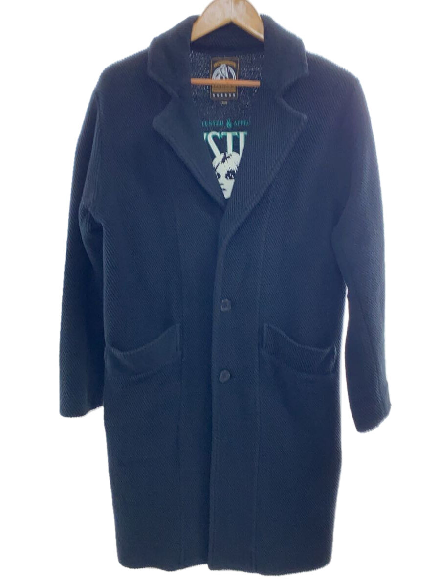 【中古】HYSTERIC GLAMOUR◆コート/S/コットン/BLK/02173CJ02【メンズウェア】