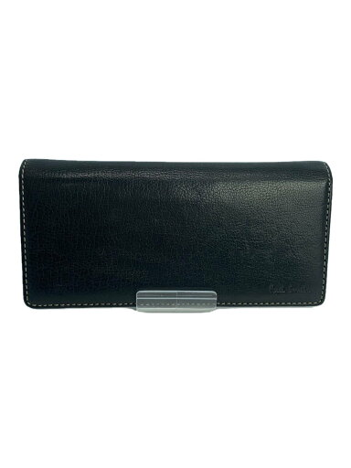 【中古】Paul Smith◆2つ折り財布/レザー/BLK/無地/メンズ/PSU045【服飾雑貨他】 【中古】Paul Smith◆2つ折り財布/レザー/BLK/無地/メンズ/PSU045【服飾雑貨他】