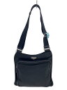 【中古】PRADA◆ショルダーバッグ/ナイロン/BLK//【バッグ】