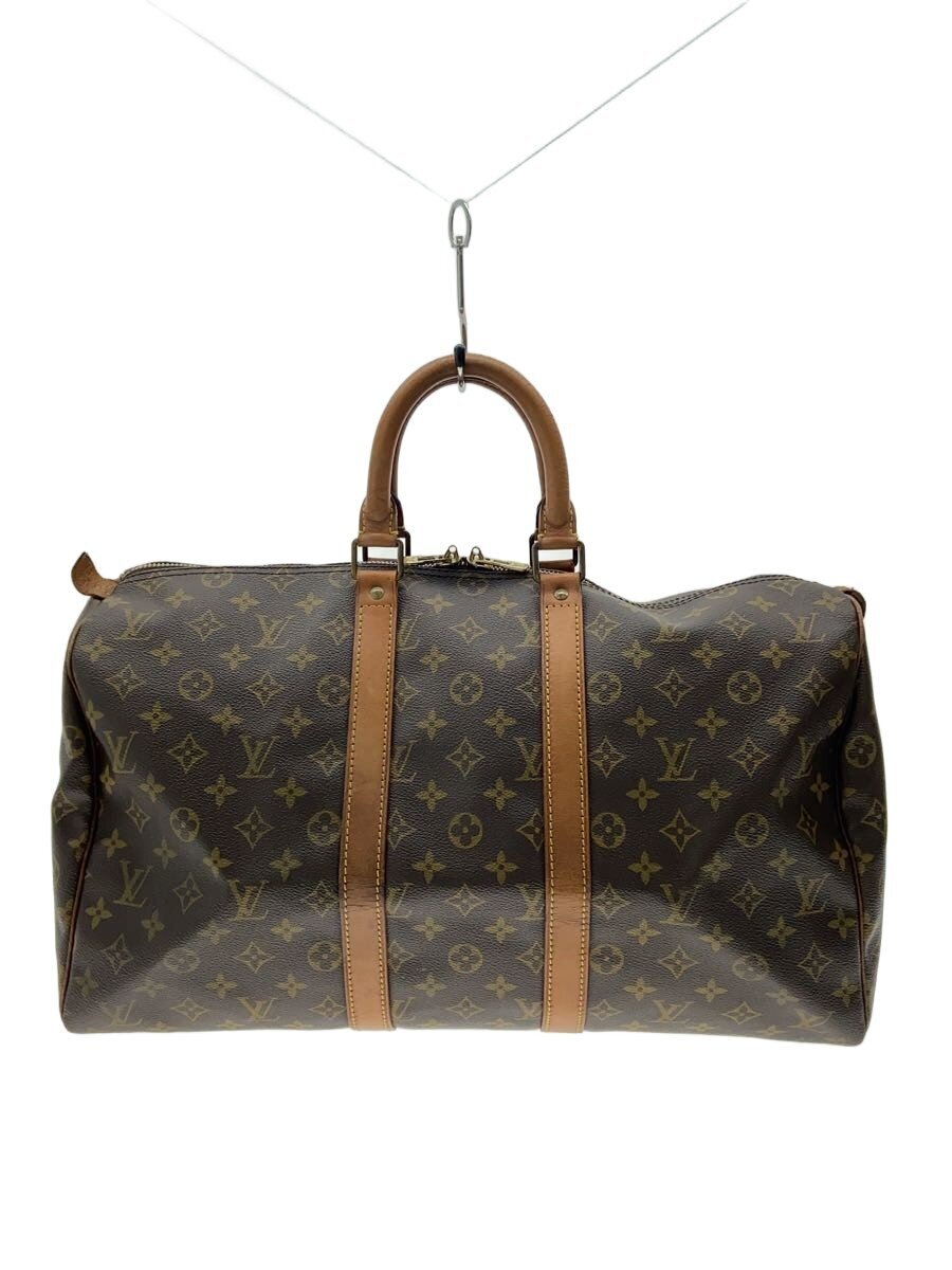 LOUIS VUITTON - 【中古】LOUIS VUITTON◆キーポル45_モノグラム・キャンバス/PVC/BRW//【バッグ】