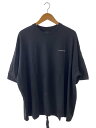 【中古】PEACEMINUSONE◆33/Tシャツ/--/コットン/BLK/E1 1837//【メンズウェア】