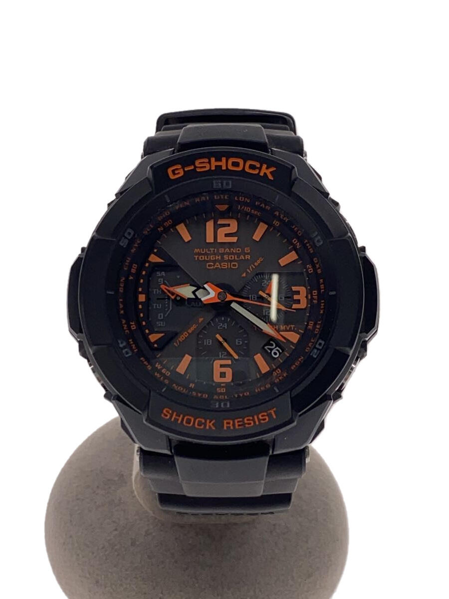 【中古】CASIO◆ソーラー腕時計・G-SH