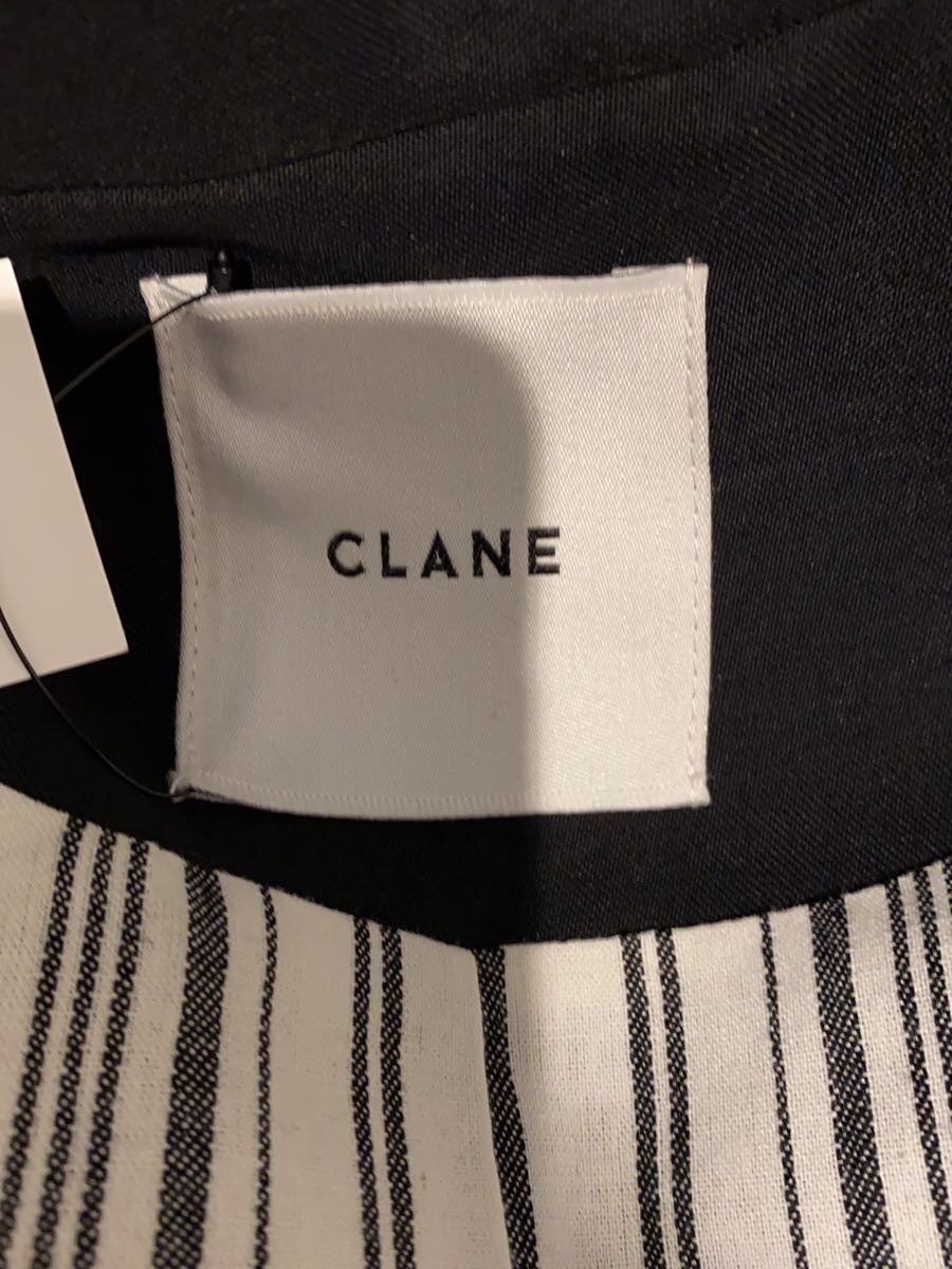 【中古】CLANE◆ジレベスト/1/ポリエステル/ブラック/16103-0452【レディースウェア】