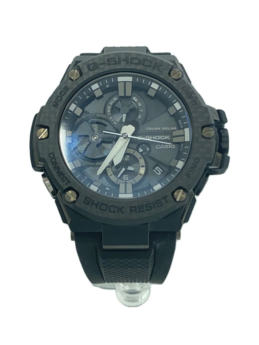 Other - 【中古】CASIO◆ソーラー腕時計・G-SHOCK/アナログ/ラバー/BLK/BLK【服飾雑貨他】