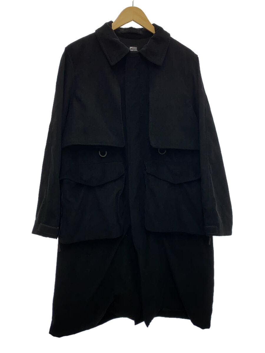 【中古】Abu Garcia◆コート/M/コーデュロイ/BLK/無地【メンズウェア】