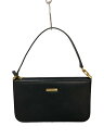 【中古】BURBERRY◆ハンドバッグ/レザー/BLK【バッグ】