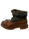 【中古】Timberland◆シューズ/US8/BRW/レザー【シューズ】