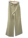 【中古】anuans◆ワイドパンツ/M/ウール/KHK/無地/1523520373-0【レディースウェア】