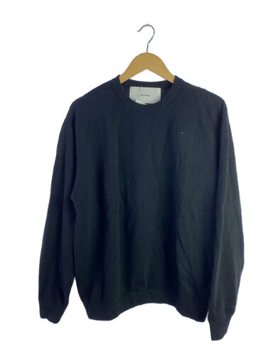 【中古】ADAWAS◆ニット・セーター(厚手)/FREE/ウール/BLK/無地/ADWS-201-57【レディースウェア】 【中古】ADAWAS◆ニット・セーター(厚手)/FREE/ウール/BLK/無地/ADWS-201-57【レディースウェア】