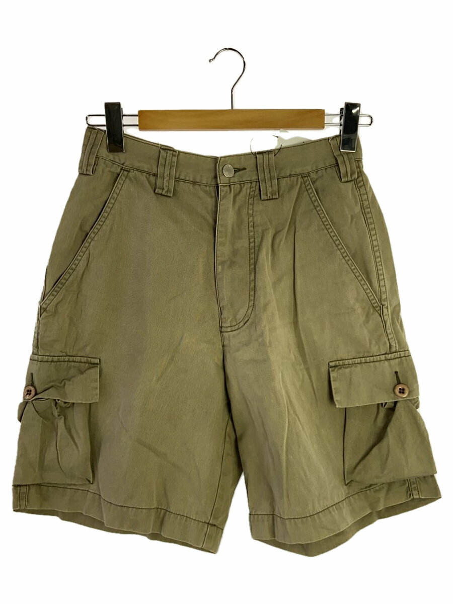 【中古】STUSSY◆90s/OLD/カーゴショーツ/ショートパンツ/30/コットン/BEG【メンズウェア】