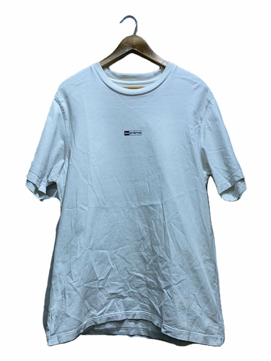 【中古】Supreme◆Tシャツ/M/コットン/WHT【メンズウェア】