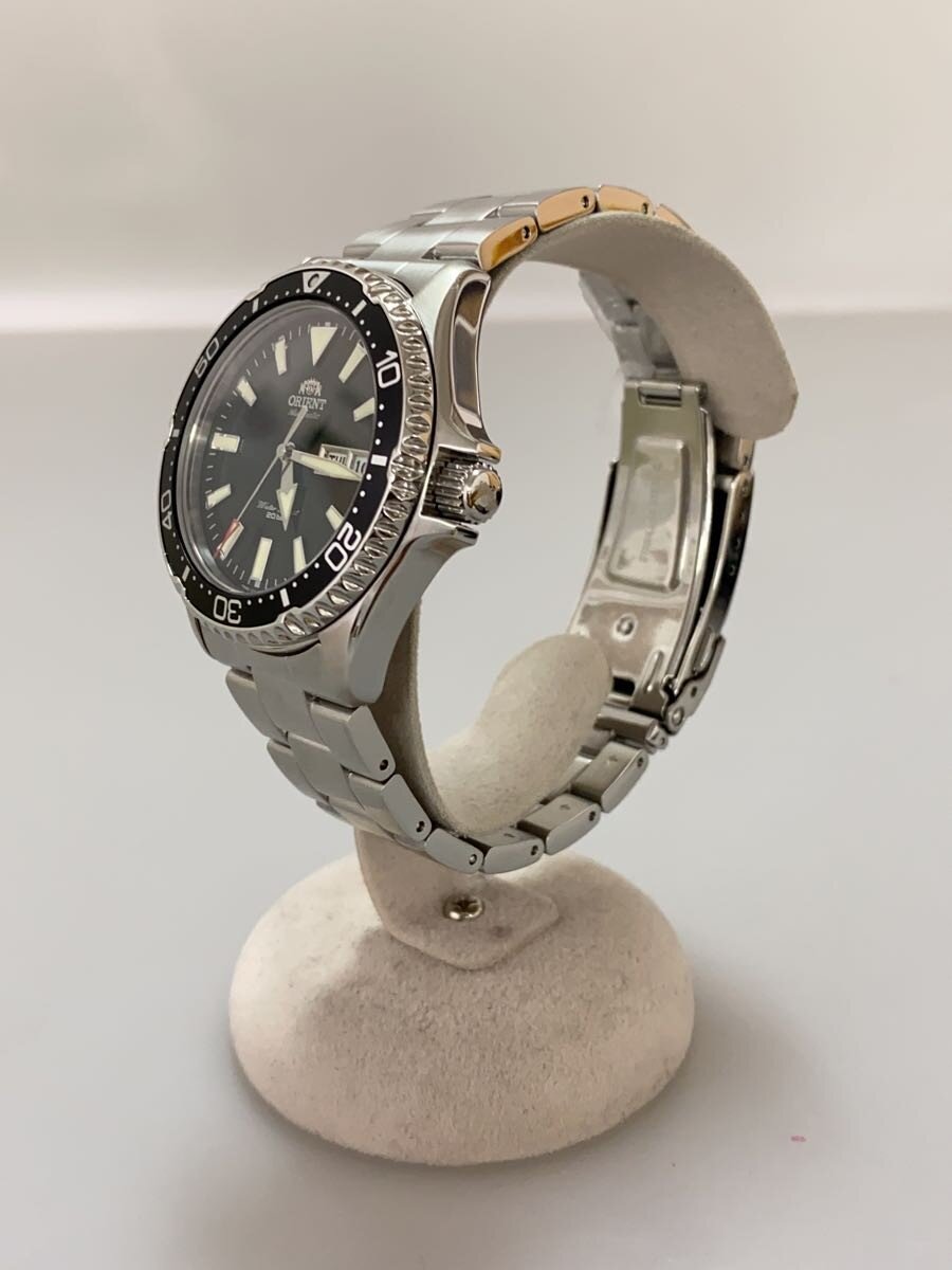 【中古】ORIENT◆自動巻腕時計/アナログ/ステンレス/BLK/SLV/F692-UAA0【服飾雑貨他】 2