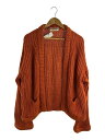 【中古】Cristaseya◆LINEN CARDIGAN/リネンカーディガン/XL/オレンジ/22-080-450-0006-1-0【メンズウェア】(4)