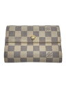【中古】LOUIS VUITTON◆2つ折り財布/--/CRM/総柄/レディース【服飾雑貨他】