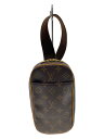 【中古】LOUIS VUITTON◆ポシェット・ガンジュ_モノグラム・キャンバス_BRW/レザー/BRW/総柄【バッグ】(4)
