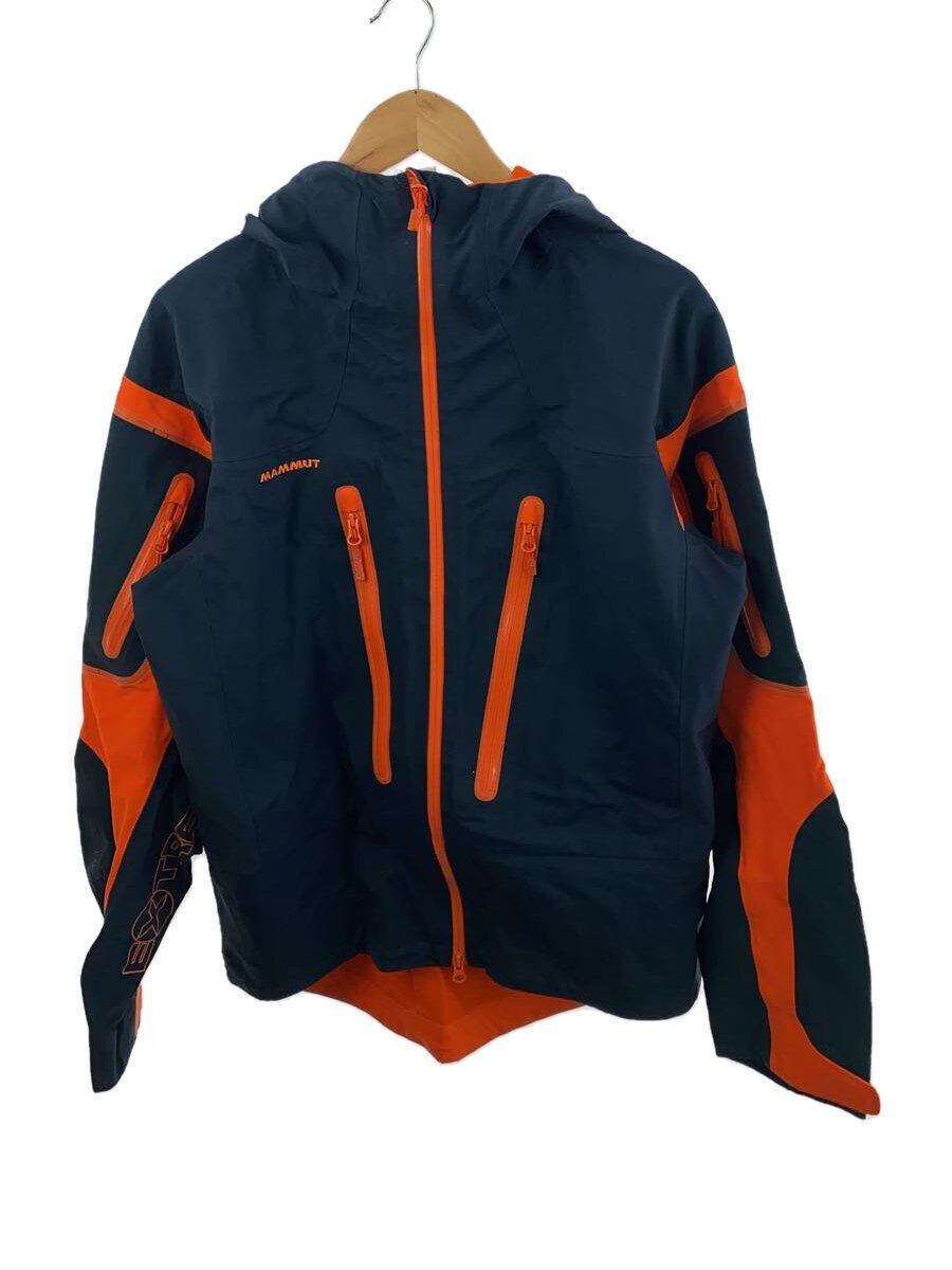【中古】MAMMUT◆エクストリームローガンジャケット/マウンテンパーカ/M/ゴアテックス/NVY/ジッパープル劣化/【メンズウェア】