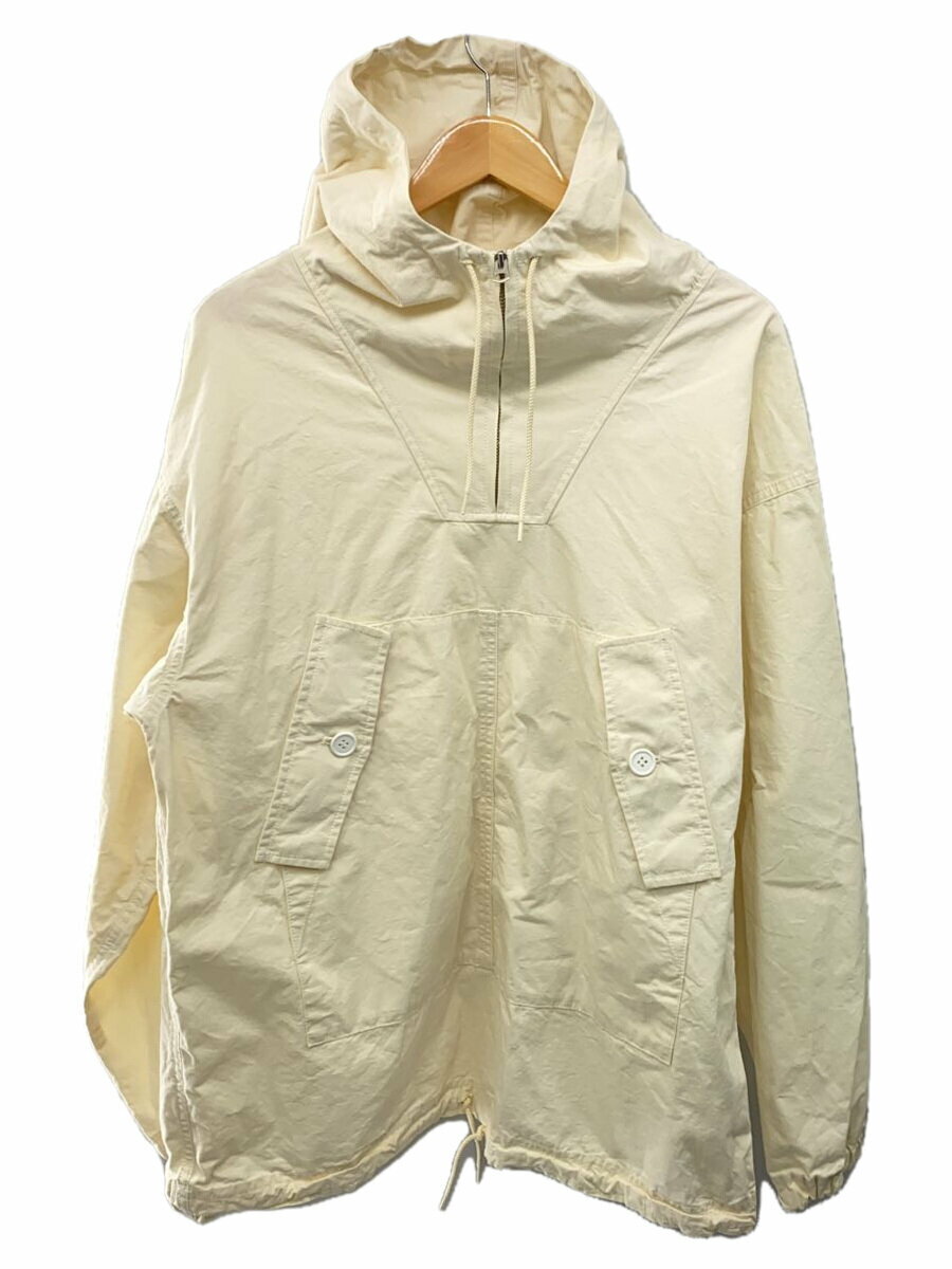 【中古】SLOW&CO◆ジャケット/--/--/IVO/Cotton Nylon-anorak parker【メンズウェア】