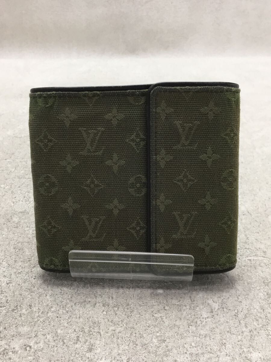 【中古】LOUIS VUITTON◆2つ折り財布/キャンバス/KHK/総柄/メンズ/M92440【服飾雑貨他】