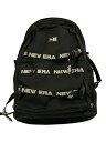 【中古】NEW ERA◆リュック/ポリエステル/BLK/無地【バッグ】